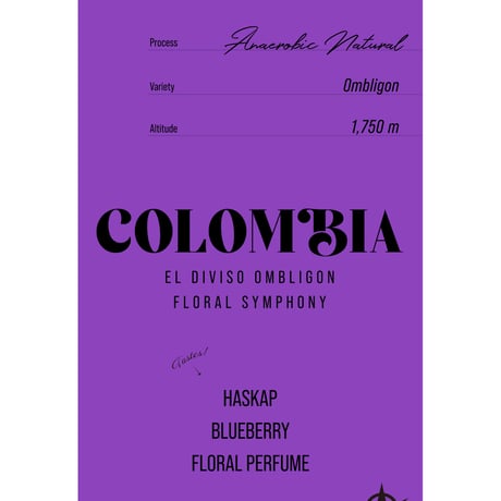 Colombia El Diviso Floral Symphony, Ombligon - Anaerobic Natural