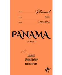 【ラストバッチ！】Panama La Mula, Geisha - Natural
