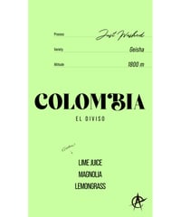 Colombia El Diviso, Geisha - Just Washed