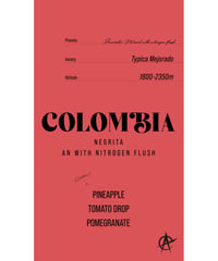Colombia Negrita, Typica Mejorado - Anaerobic Natural with Nitrogen Flush