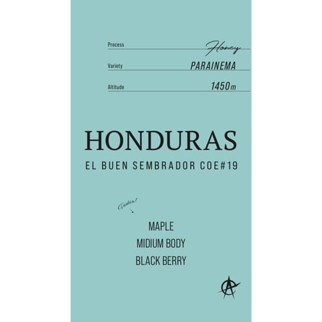 HONDURAS EL BUEN SEMBRADOR COE#19 150g