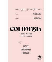 Colombia Aroma Nativo ,Pink Bourbon -  Honey Double Fermentation