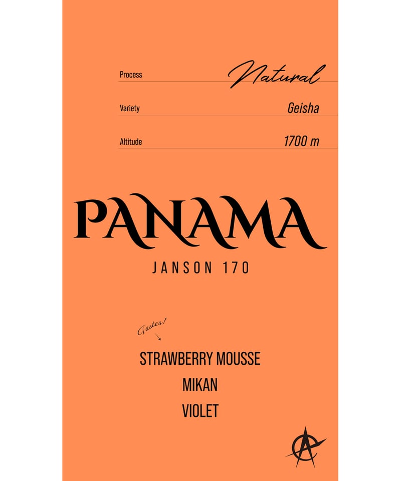 Panama Janson 170, Geisha - Natural | acid coffee