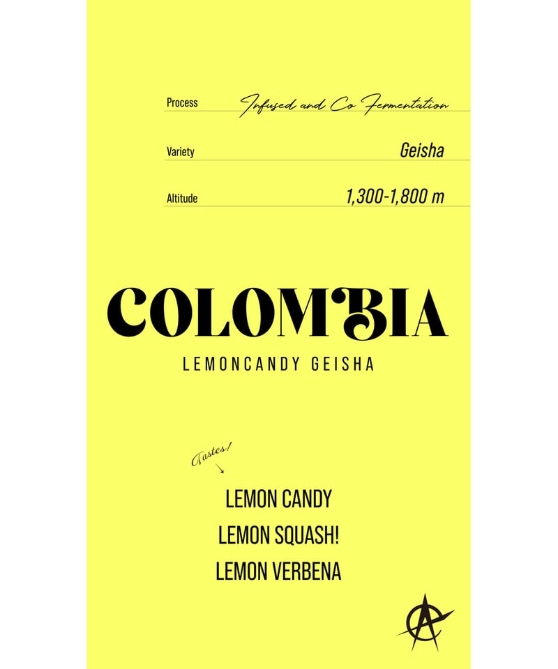 Colombia Lemon Candy, Geisha - Infused & Co-Fer
