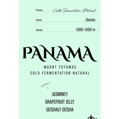 Panama Mount Totumas, Geisha - Cold Fermentation Natural
