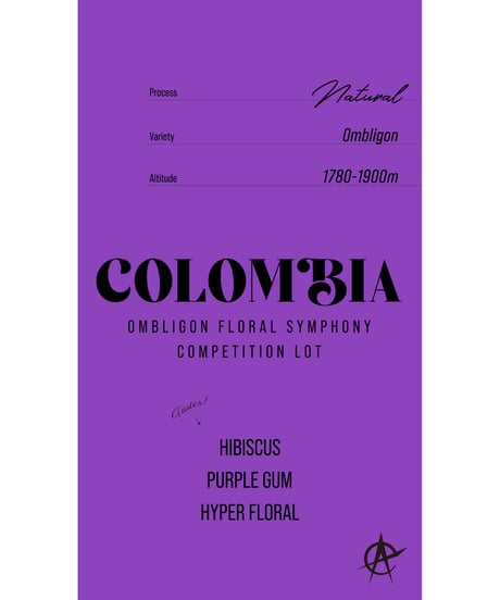 Colombia Floral Symphony Competition Lot, Ombligon - Natural