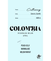 【再☆再入荷！】Colombia Risaralda Milan April, Caturra, Castillo - Culturing