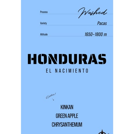 Honduras El Nacimiento, Pacas - Washed