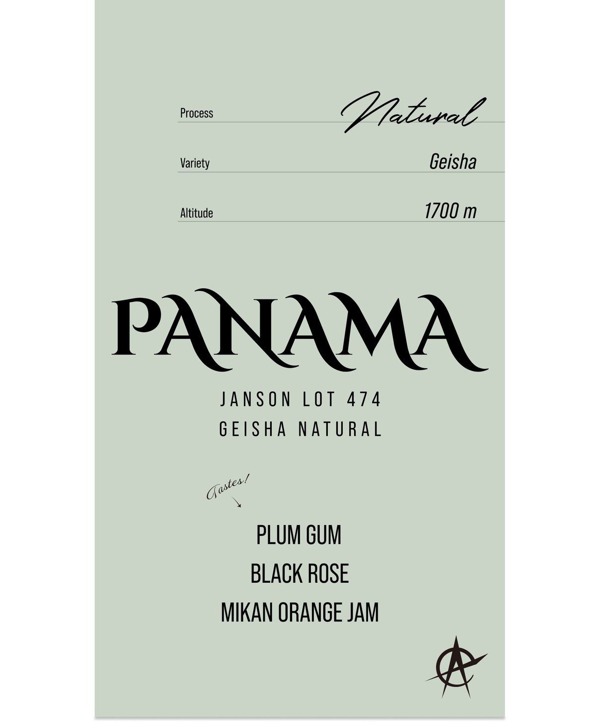Panama Janson Lot.474, Geisha - Natural | acid