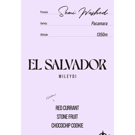 El Salvador Milaydi, Pacamara - Semi Washed