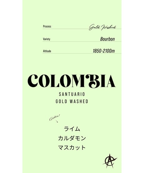 Colombia Santuario, Bourbon - Gold Washed