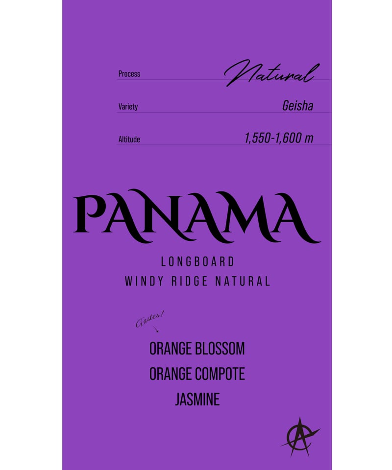 Panama Longboard Windy Ridge, Geisha - Natural