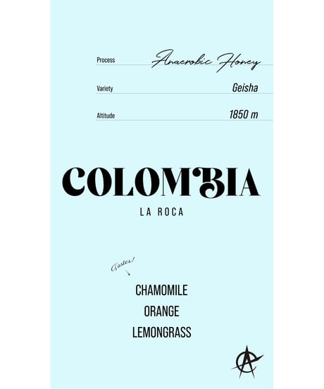 Colombia La Roca, Geisha - 48h Anaerobic Honey