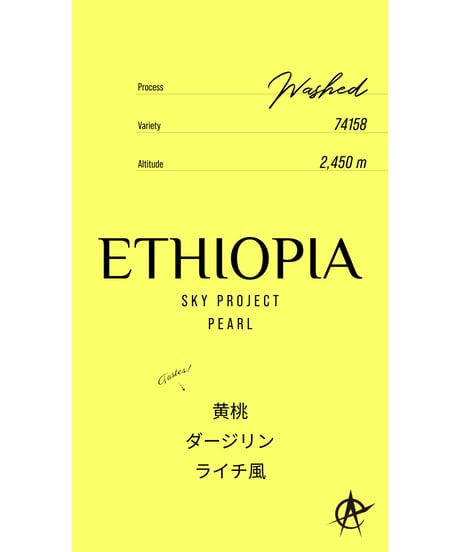 Ethiopia Sky Project Pearl, 74158 - Washed