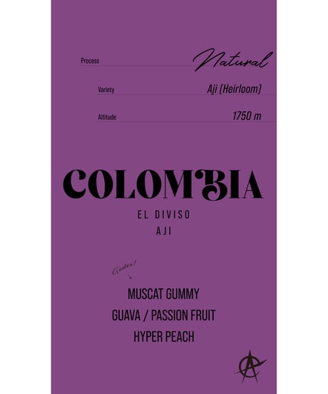 Colombia El Diviso, Aji (Heirloom) - Natural
