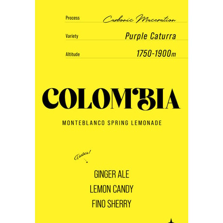 COLOMBIA MONTEBLANCO SPRING LEMONADE 150g