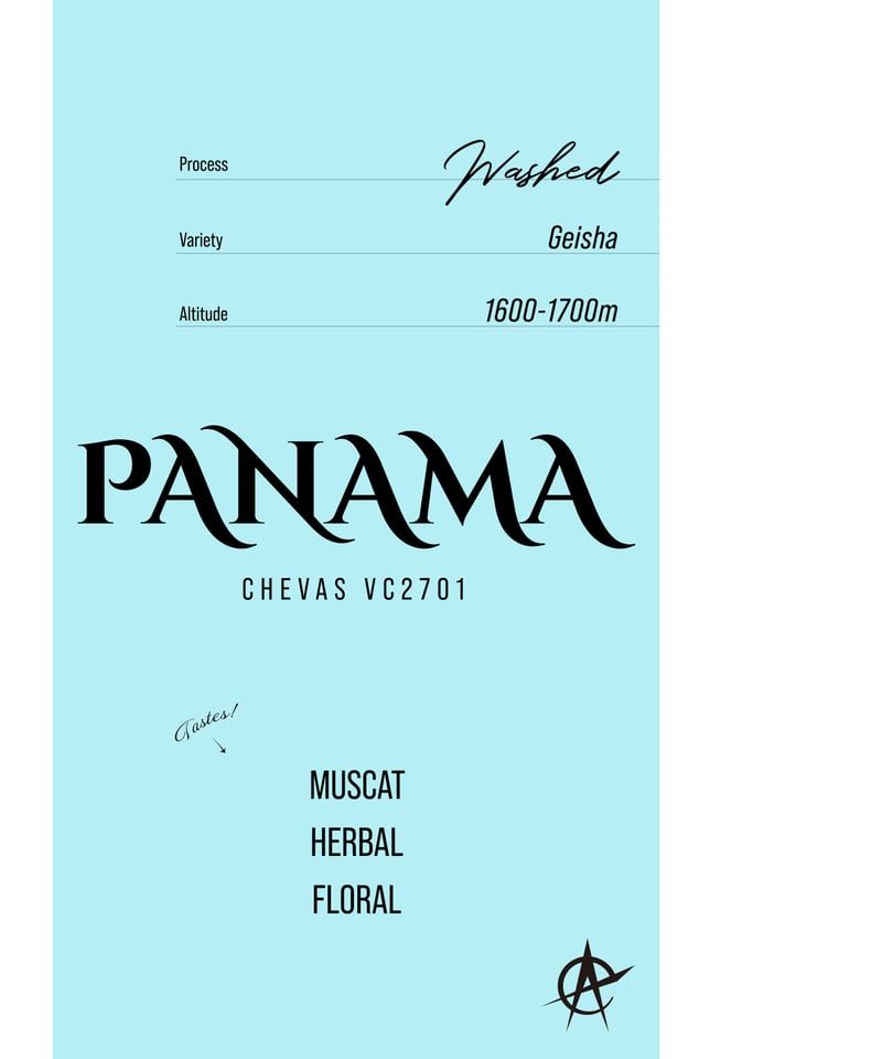 Panama Chevas VC2701, Geisha - Washed | acid co