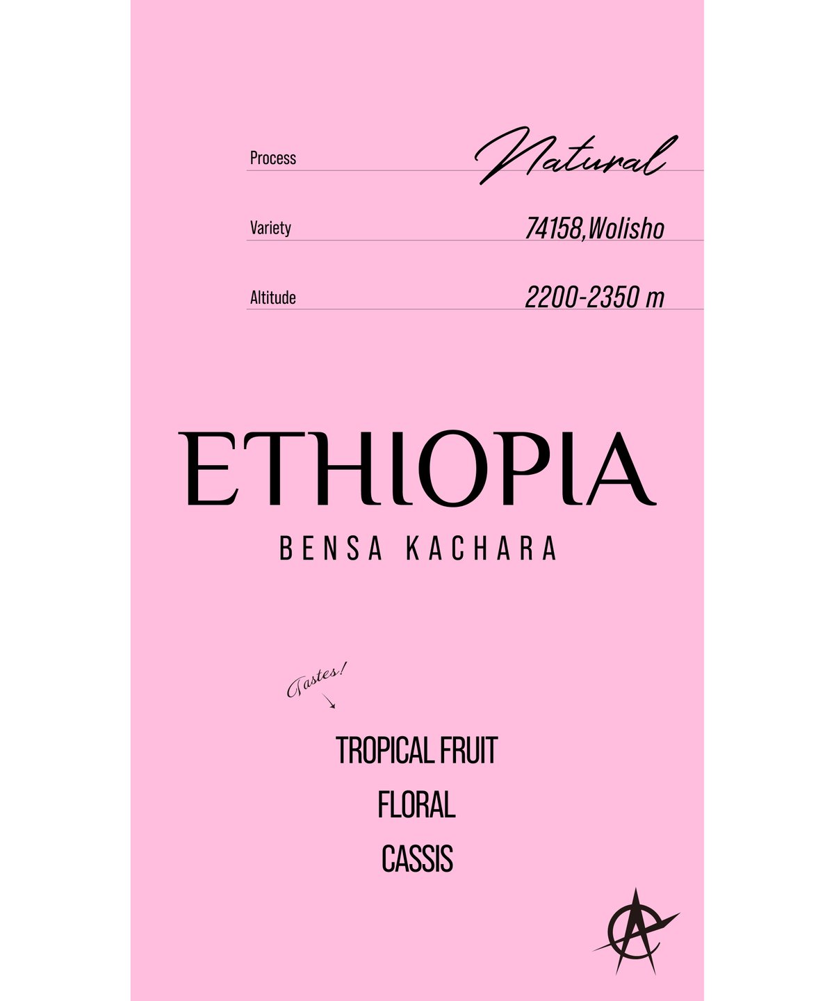 Ethiopia Sidama Bensa Kachara, 74158, Wolisho