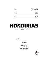 Honduras Santa Lucia Casona, Geisha - Washed