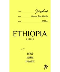 Ethiopia Gogugu, Kurume, Dega, Wolisho - Washed