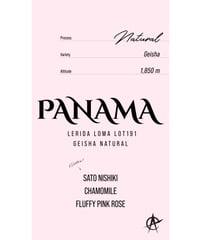 【デッドストック】Panama Lerida Loma Lot.191, Geisha - Natural