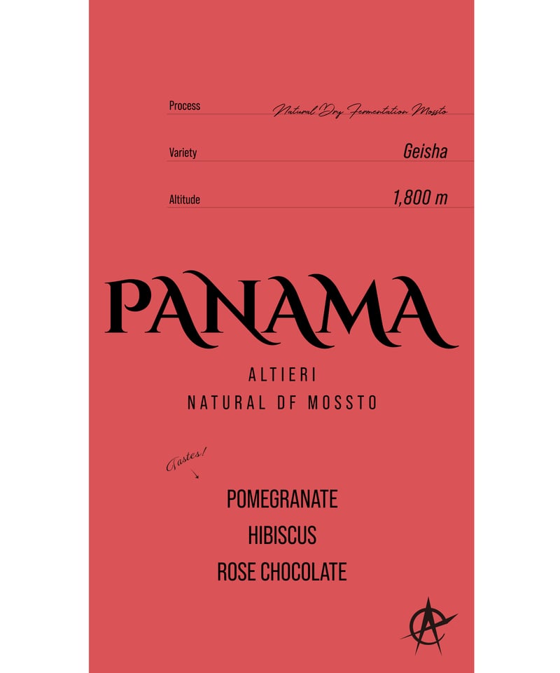 Panama Altieri, Geisha - Natural Dry Fermentati