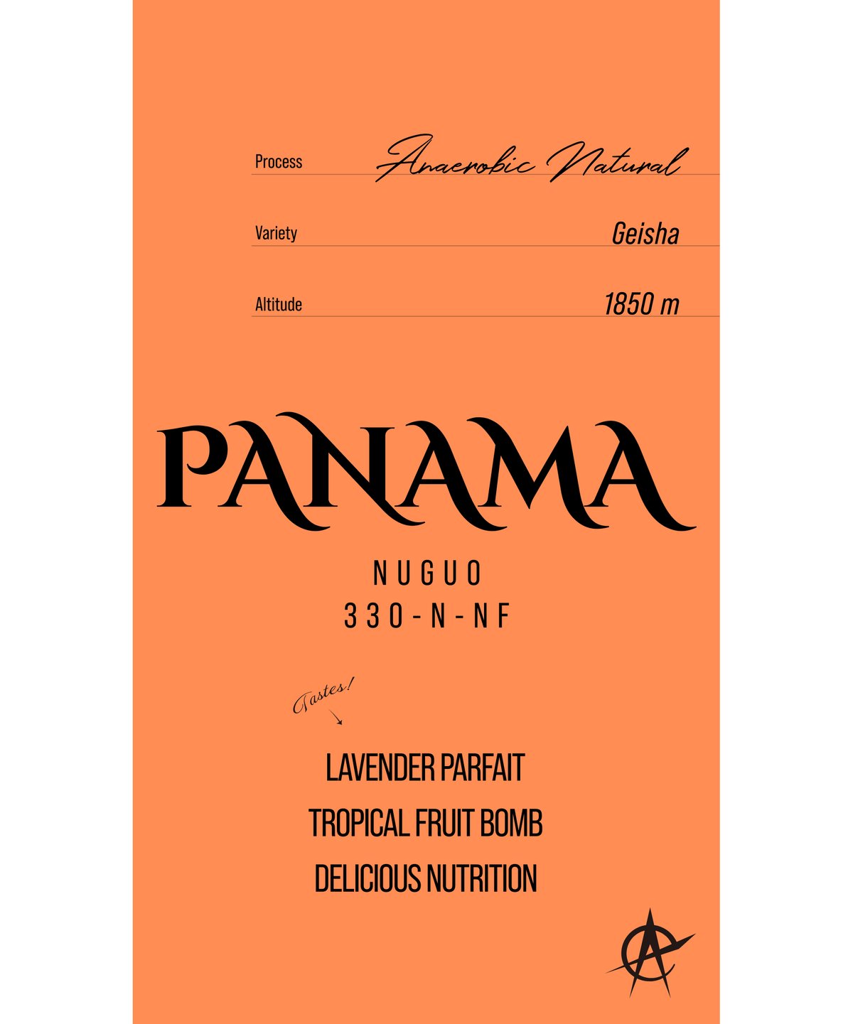 Panama Nuguo 330-N-NF, Geisha - Anaerobic | aci