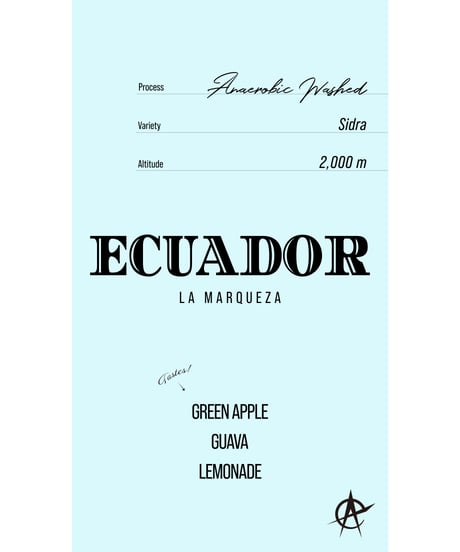 Ecuador La Marqueza, Sidra - Anaerobic Washed