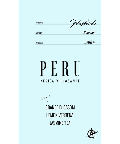 Peru Yesica Villasante, Bourbon - Washed