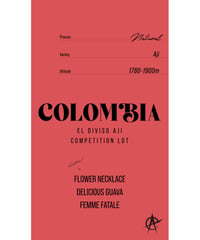 Colombia El Diviso Competition Lot ,AJI - Natural