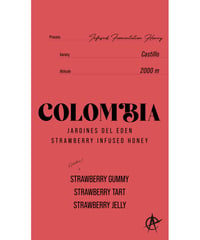 Colombia Jardines Del Eden Strawberry Infused honey, Castillo - Infused Fermentation Honey