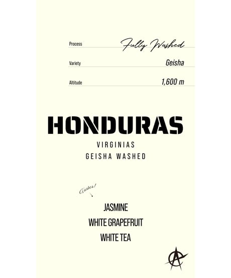 Honduras Virginias, Geisha - Washed