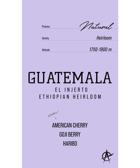 Guatemala El Injerto, Ethiopian Heirloom - Natural