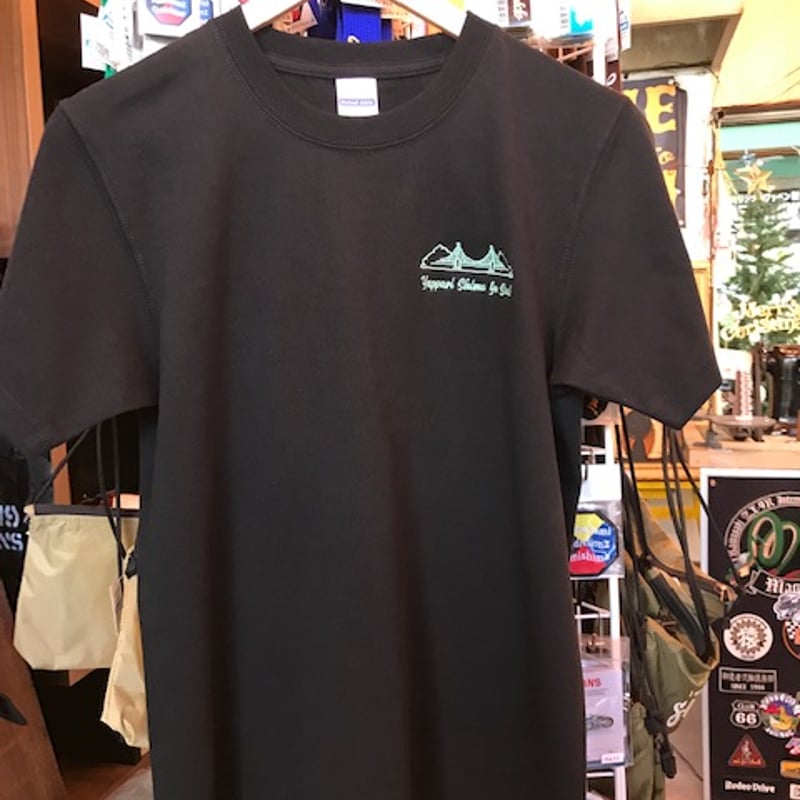 やっぱり島が好き刺繍Tシャツ（ブラック）バックオーダー | しまなみ