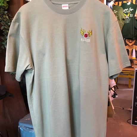Flyng Cat フライングキャット　オーガニックコットンTシャツ　リーフグリーン