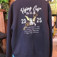 Flying Cat　スウェット スナップ ジャケット　ネイビーXLのみ