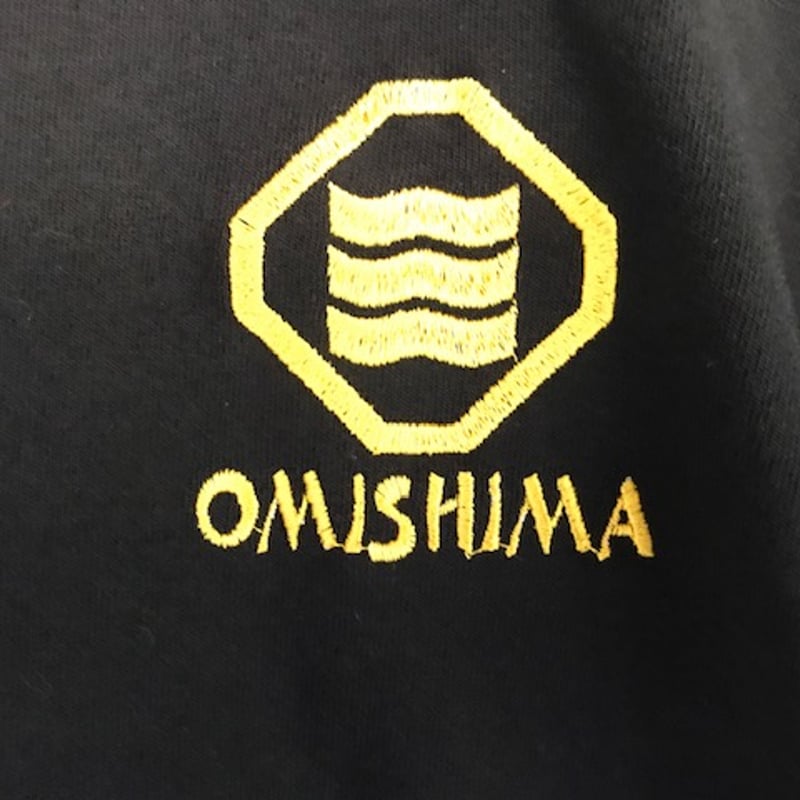 神の島刺繍Tシャツ（ブラック）※廃盤 | しまなみアディクションズ