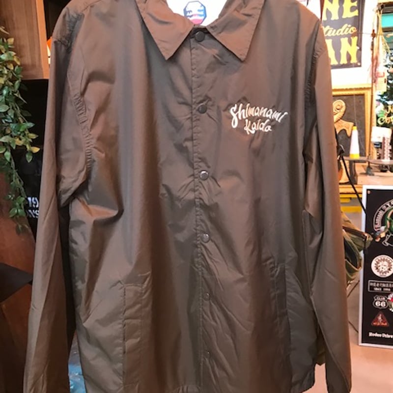 しまなみ刺繍コーチジャケット（裏地付）ブラック | しまなみ