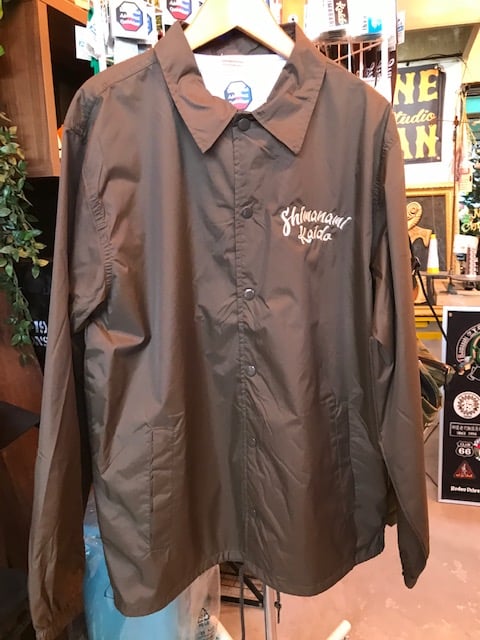 しまなみ刺繍コーチジャケット（裏地付）ブラック | しまなみ