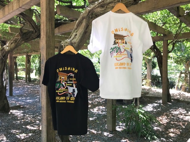 神の島刺繍Tシャツ（ブラック）※廃盤 | しまなみアディクションズ