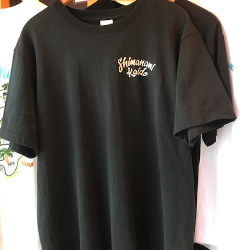 しまなみ刺繍Tシャツ（ブラック）バックオーダー | しまなみ