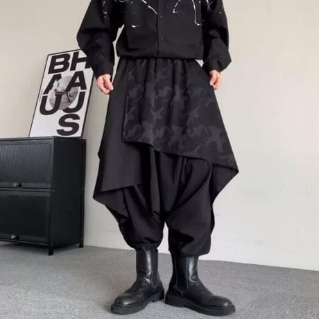 メンズ ボトムス ズボン パンツ ワイドパンツ  暗黒系18