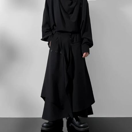 メンズ ボトムス ズボン パンツ ワイドパンツ  暗黒系19