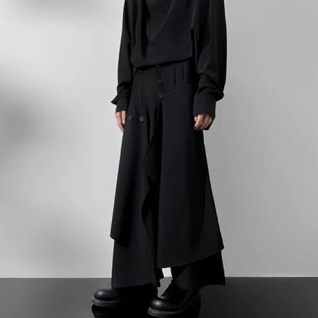 メンズ ボトムス ズボン パンツ ワイドパンツ  暗黒系19