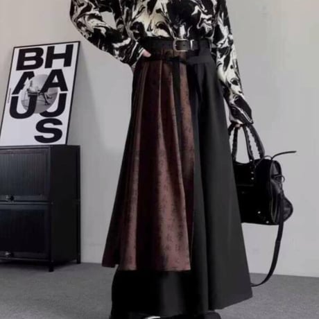 メンズ ボトムス ズボン パンツ ワイドパンツ  暗黒系22
