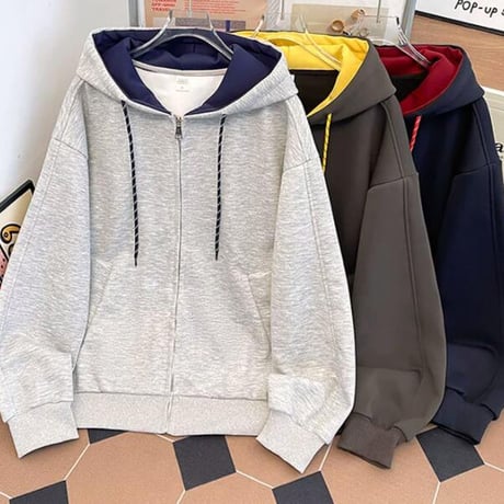 トップス メンズ トレーナー スウェット パーカー フード付き25