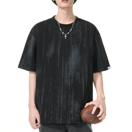 トップス Tシャツ 半袖 ブラウス クルーネック プリント #40