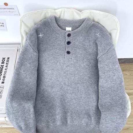 秋冬トップス メンズ  セーター ニット クルーネック  あったかい40
