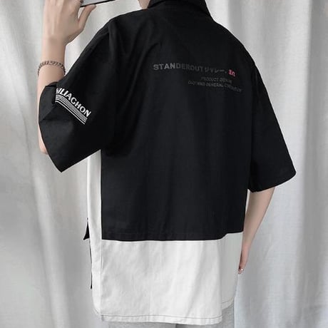 トップス メンズ シャツ 半袖 ワークウェア ブラウス カジュアル 春夏 上着 お洒落