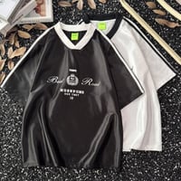 アメリカンレトロ風 Tシャツ 半袖 Ｖネック メンズトップス6